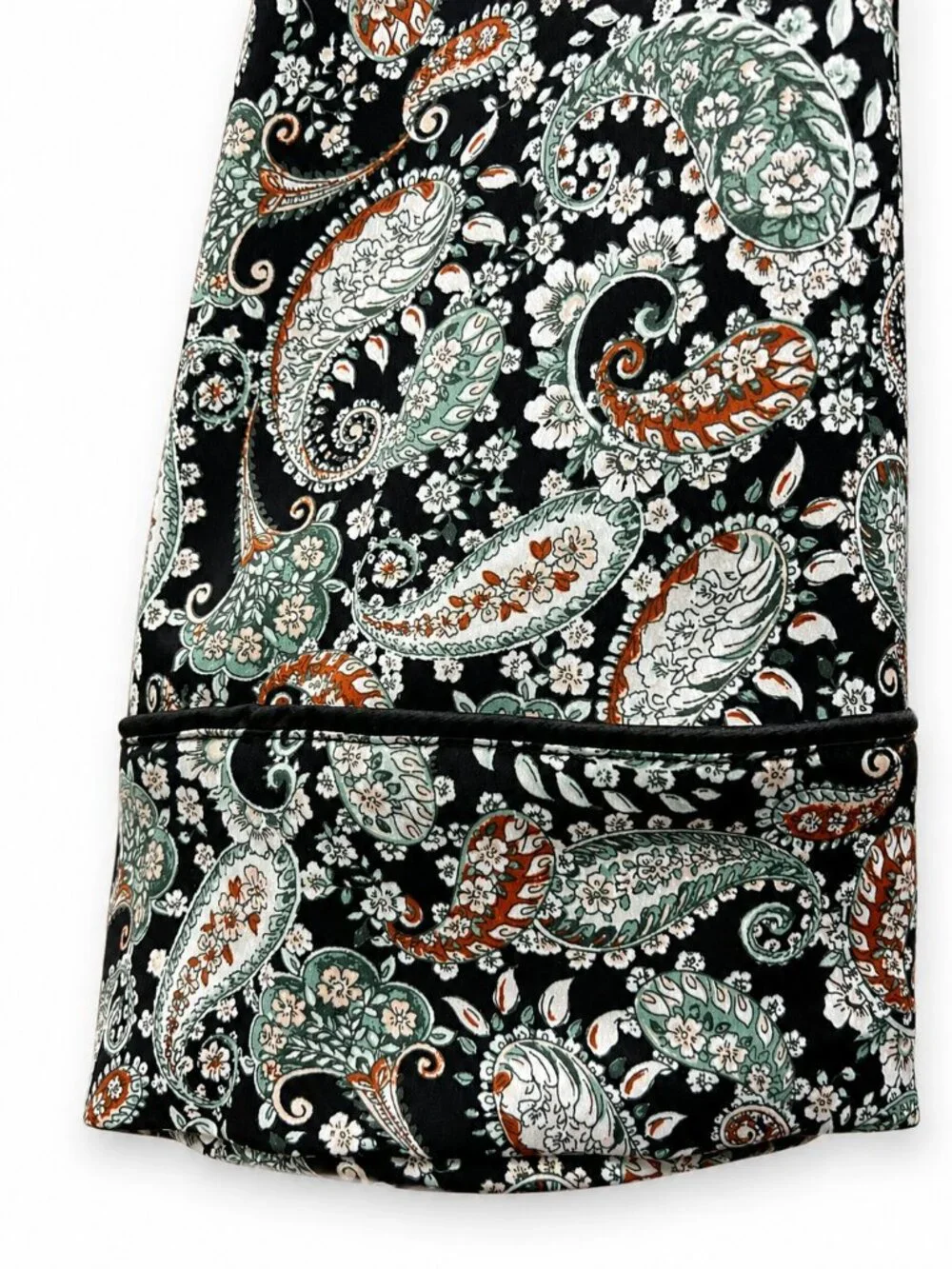 Jeannie Mai x INC Paisley Kimono Jacket 0X Belted